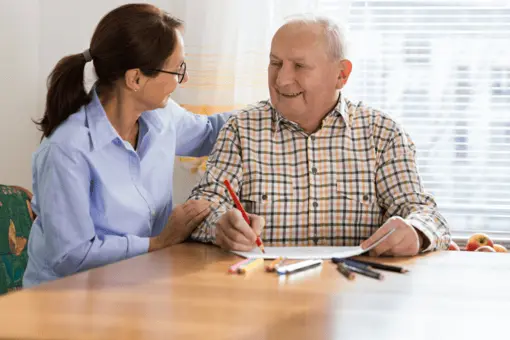 work as a caregiver