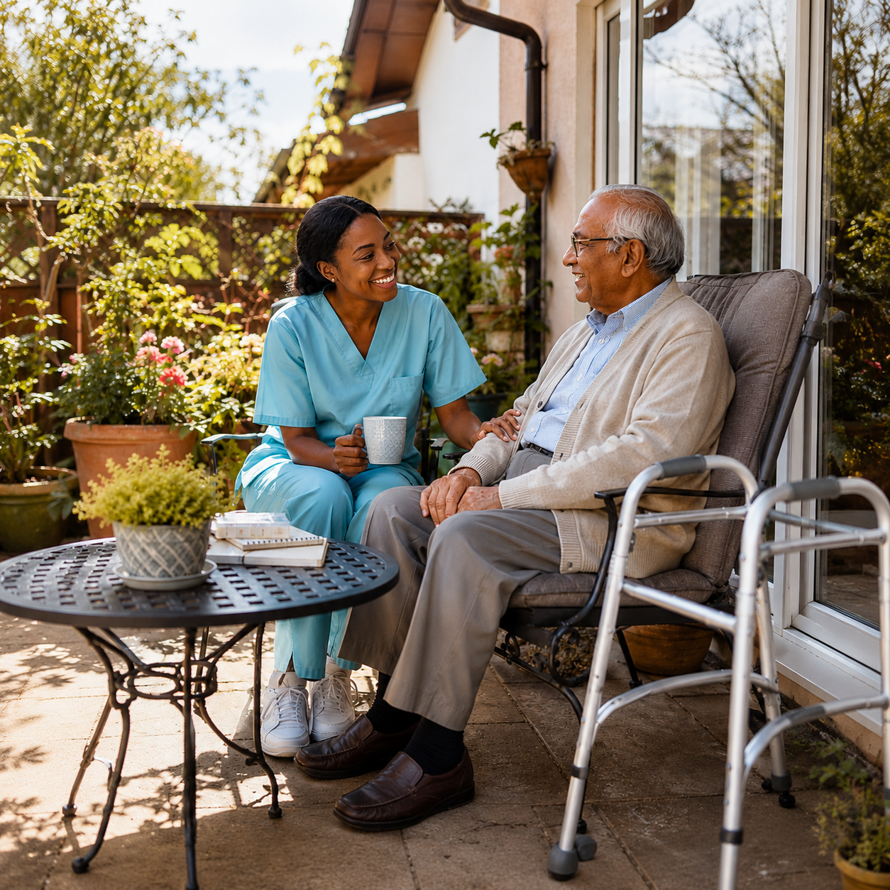 caregiver and-senior-enjoying-time-together-prescare