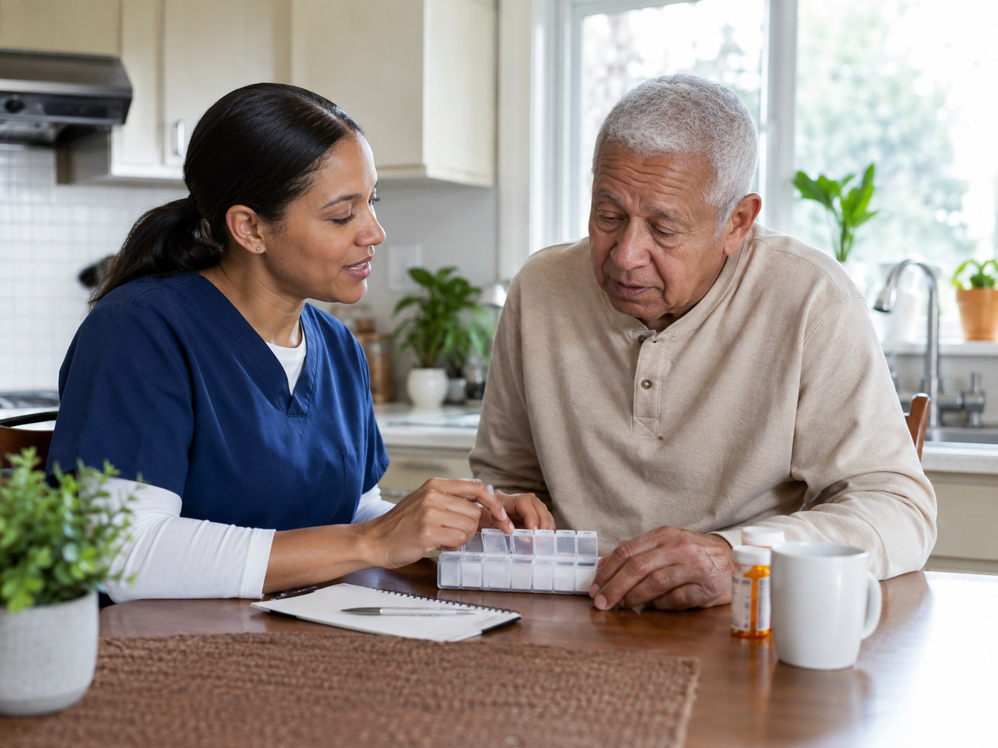 caregiver-helping-senior-with-medication-prescare caregiver-helping-senior-with-medication-prescare
