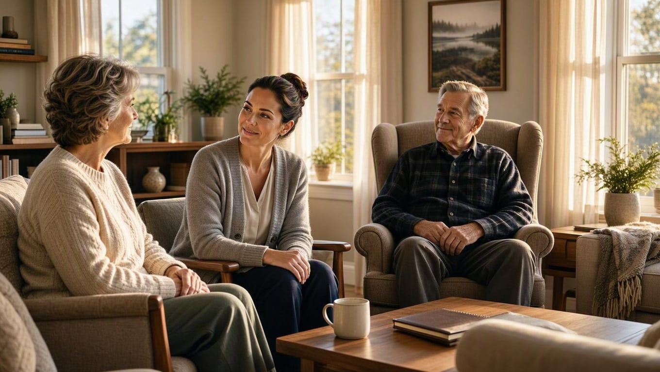 A Warm Moment of Family Counseling A Warm Moment of Family Counseling